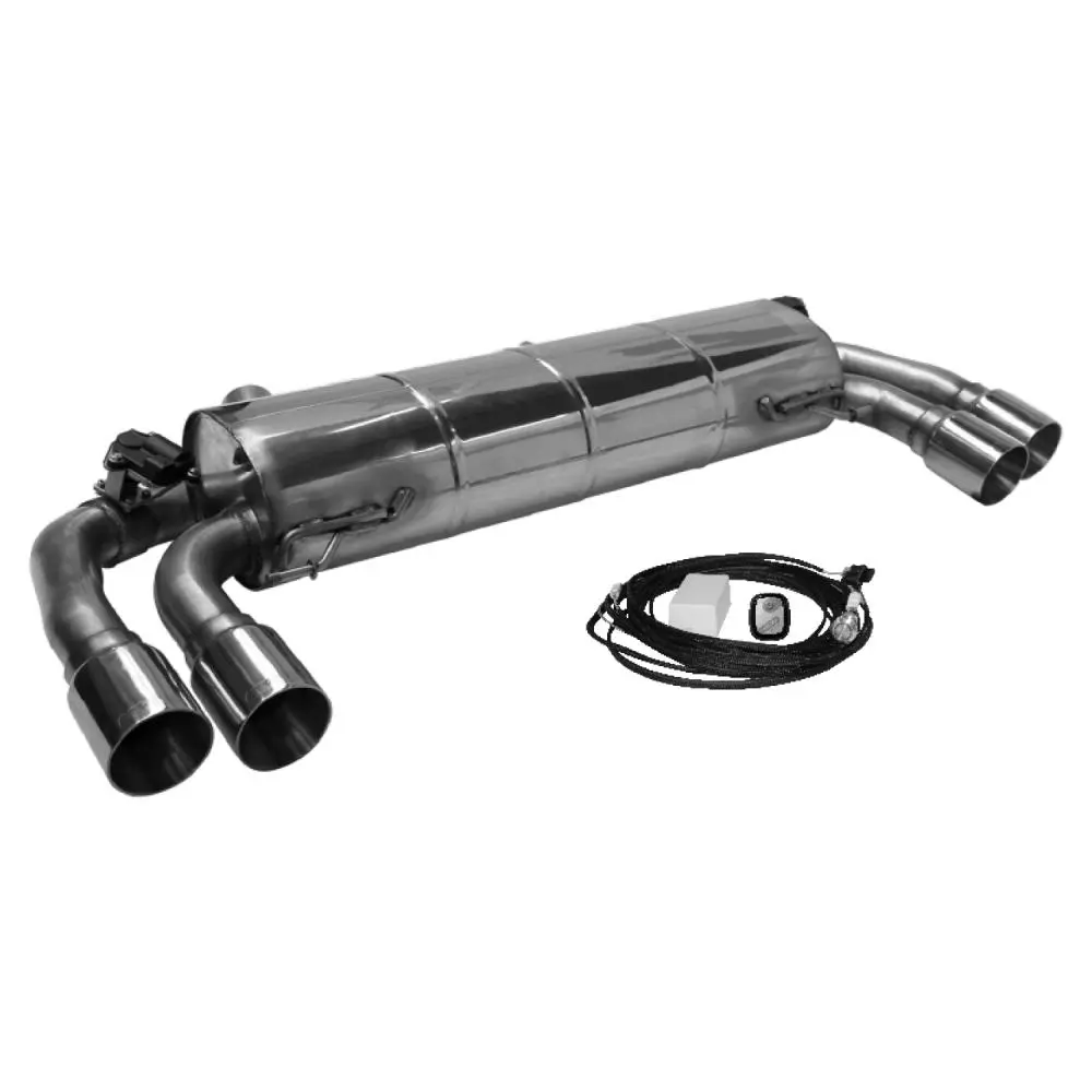 Bastuck Sportauspuff für BMW 320i Typ G21 (Touring) 2x 2x90mm, gerade Race-Look