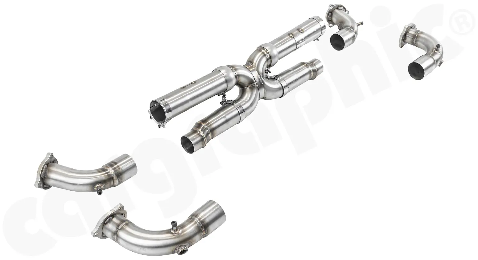 CARGRAPHIC X-Pipe Ersatzrohrsatz für Porsche 997.1 
