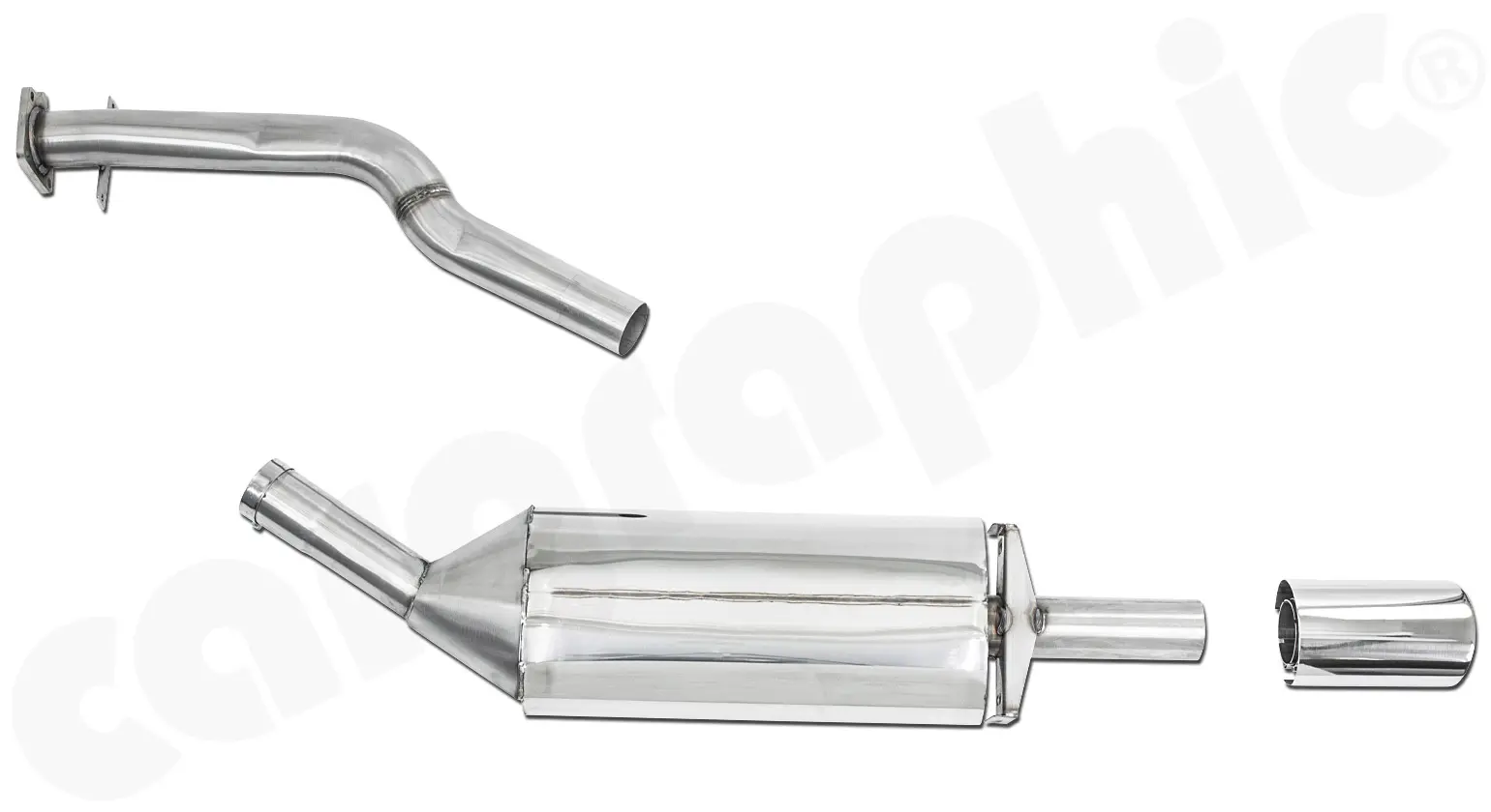 CARGRAPHIC Sportauspuff für Porsche 944 Turbo Foto