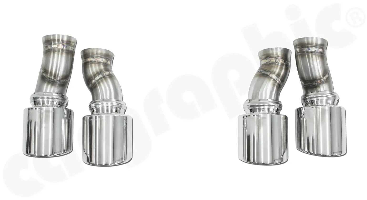 CARGRAPHIC Doppelendrohrsatz für Porsche Panamera Bild