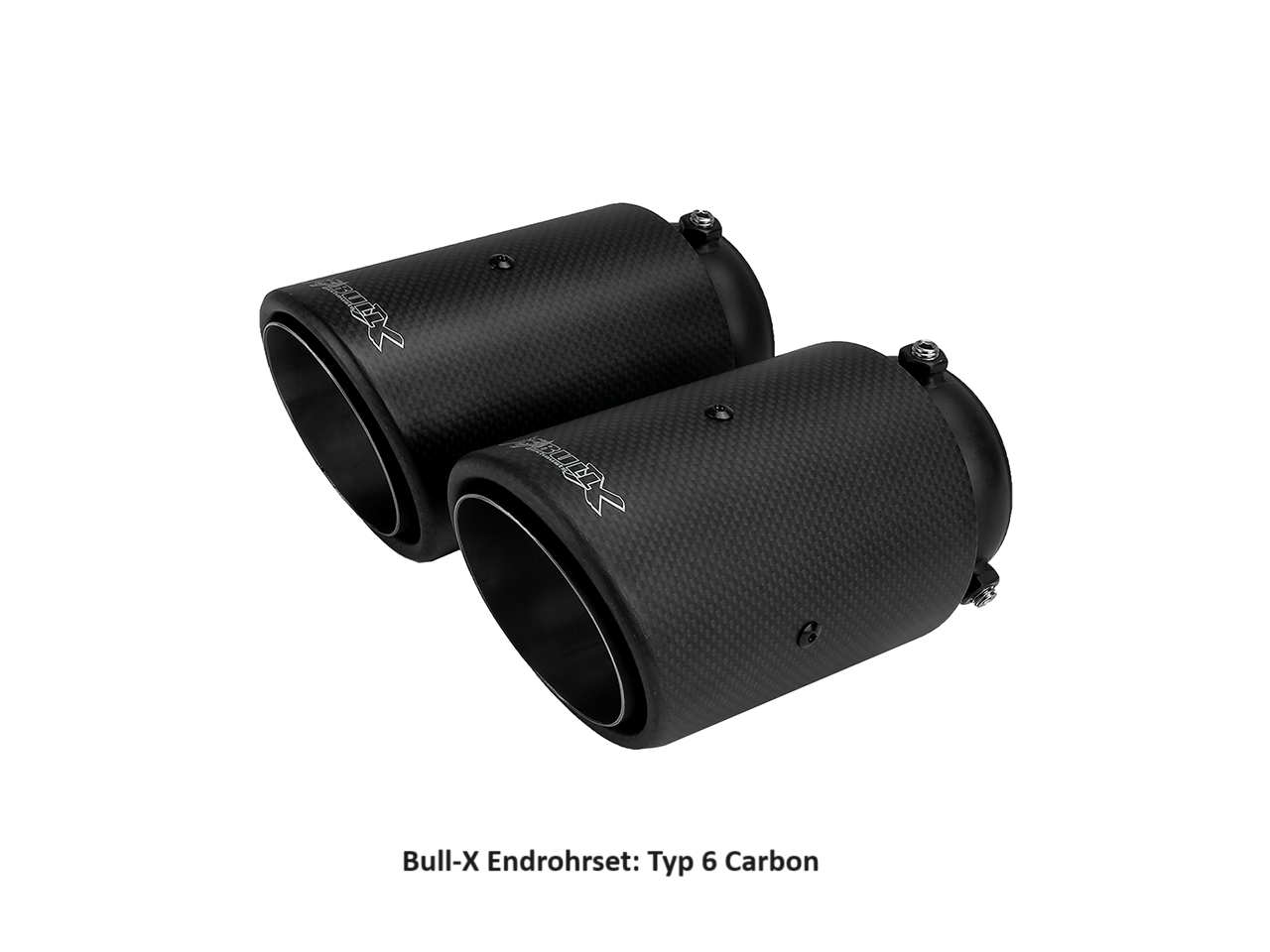 Bull-X ECE Endschalldämpfer 3" für Golf 5/6 Foto