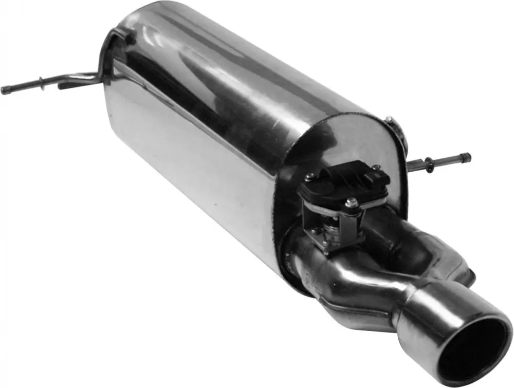 Bastuck Sportauspuff für Ford Fiesta VII Typ JHH mit Klappensteuerung 1x90mm, 20° schräg geschnitten