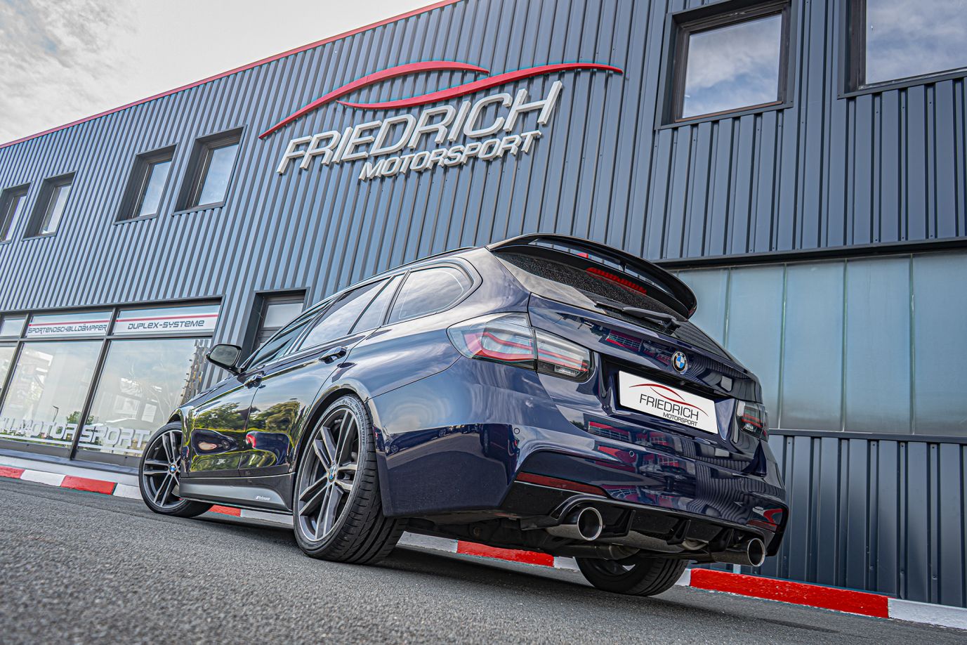 Friedrich Motorsport Duplex-Endschalldämpfer 76mm