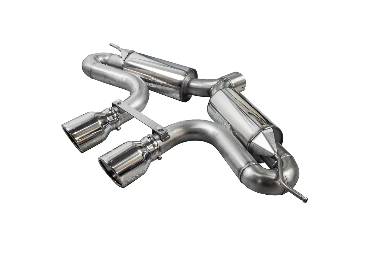  Bull-X ECE Endschalldämpfer 3" Y-Style R32 Look 1K Plattform 1.8-2.0 T(F)SI FWD (z.B. Golf 5/6) 