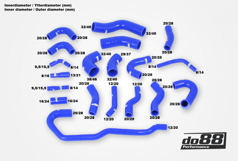 do88 Audi RS6 C5 Kühlerschläuche 2002-2004 Foto