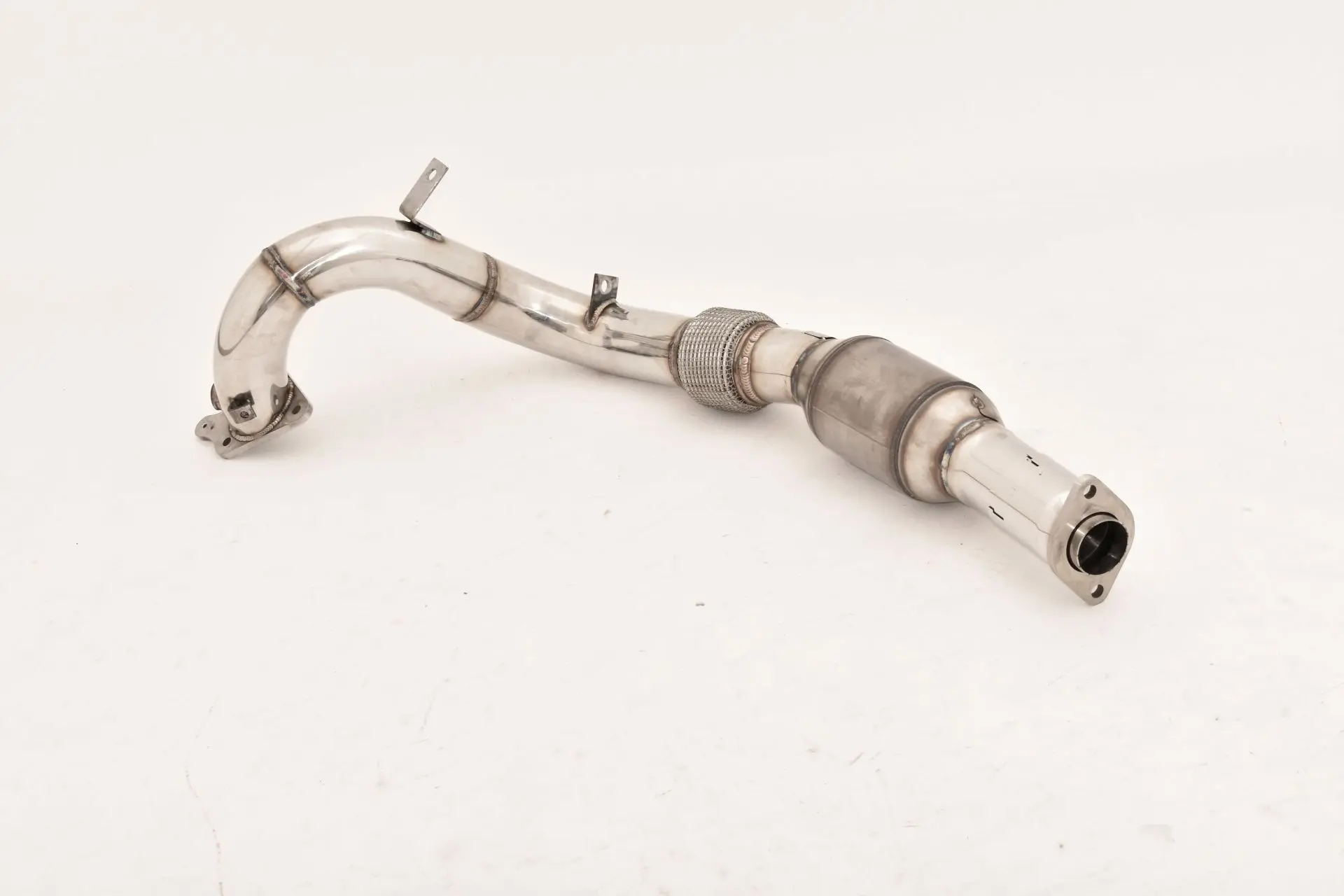 Friedrich Motorsport 76mm Downpipe mit 200 Zellen Sport-Kat. Edelstahl 
