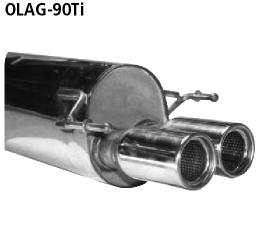 Bastuck Sportauspuff Opel Astra G CC 2x90mm kaufen
