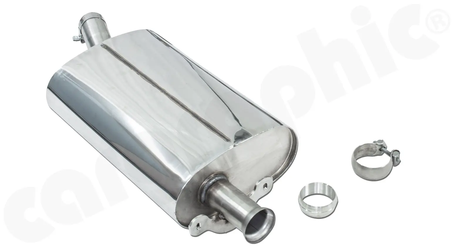 CARGRAPHIC N-GT Endschalldämpfer für Porsche 944 