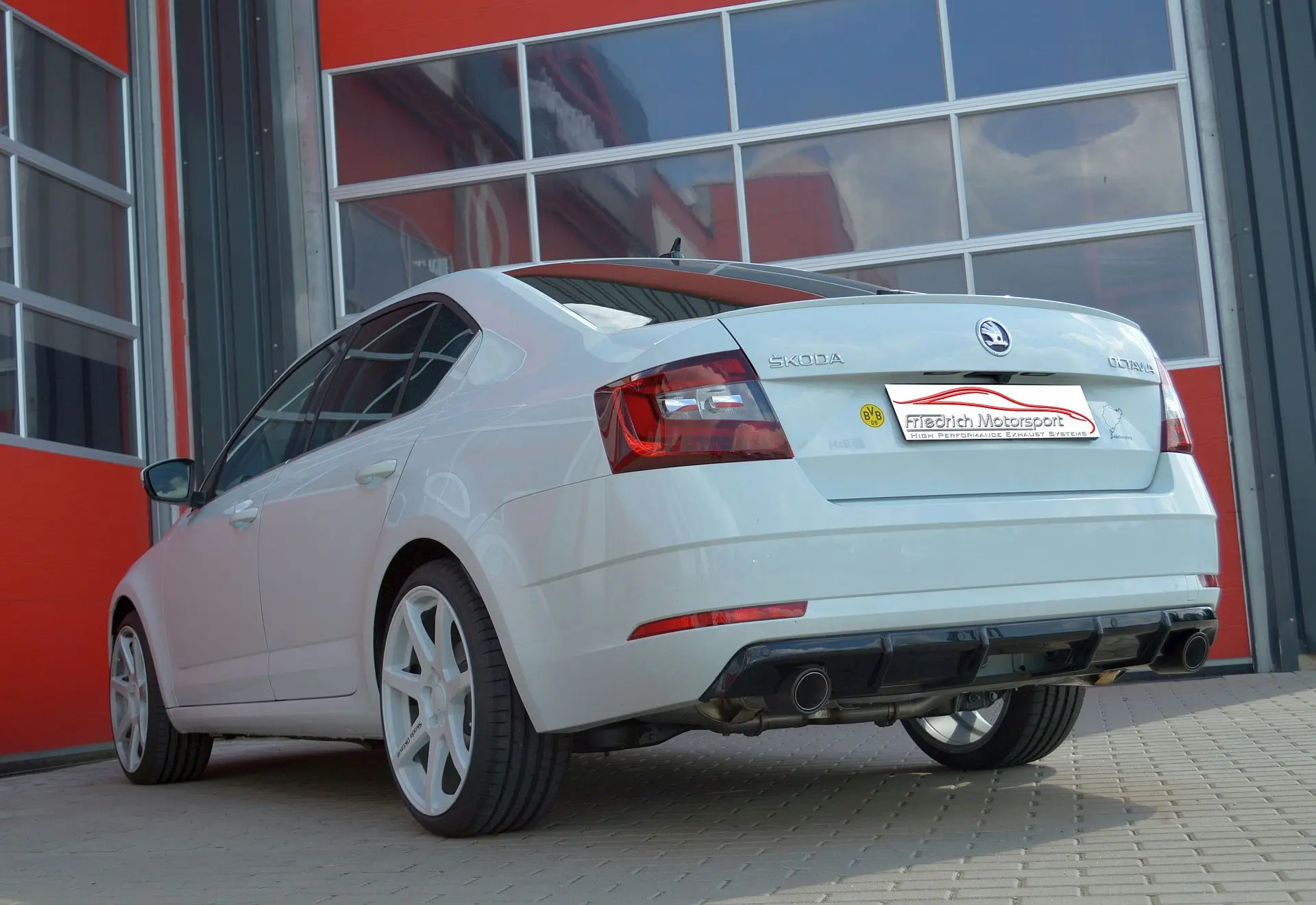 Friedrich Motorsport Duplex 76mm Edelstahl Bild