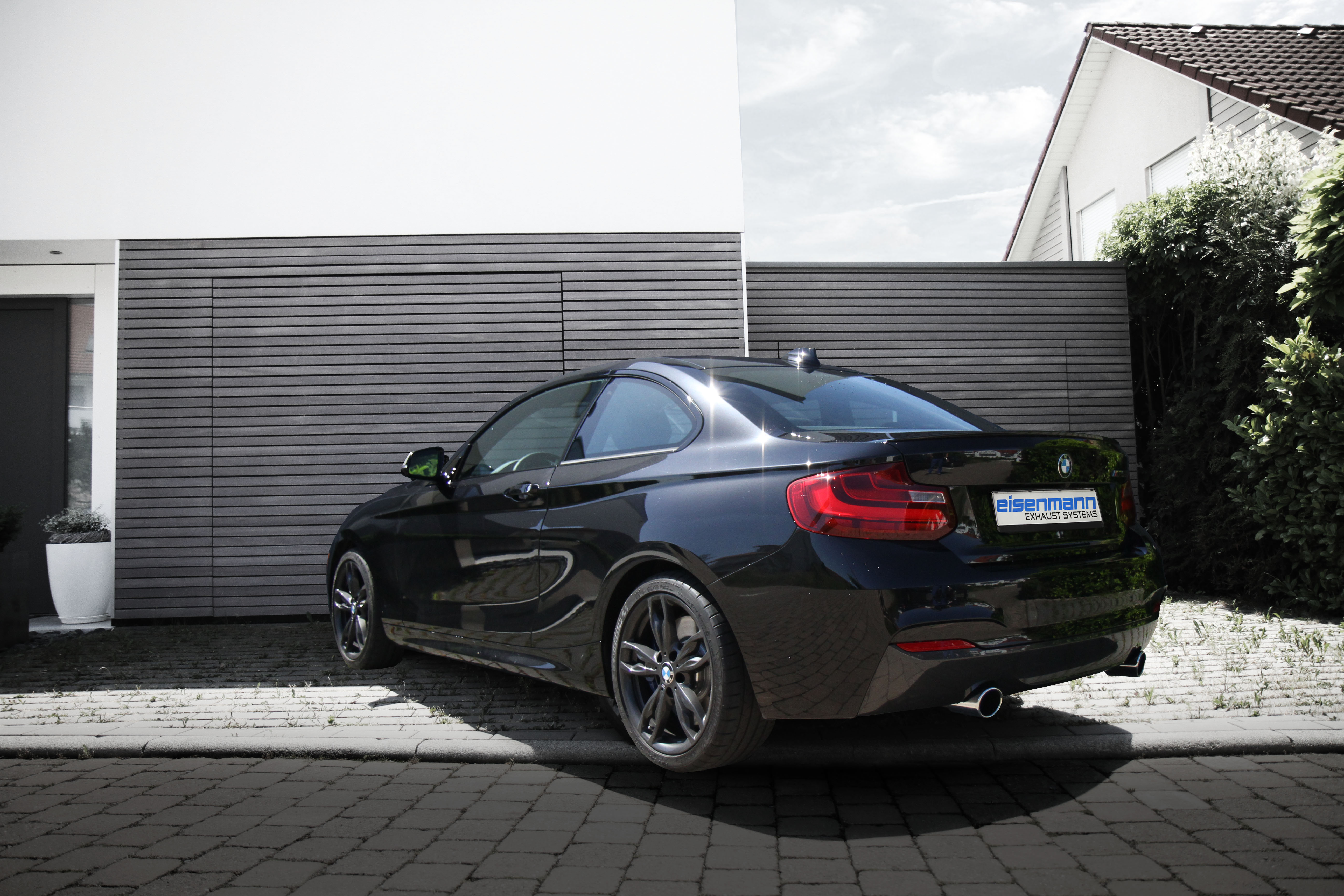 Eisenmann Endschalldämpfer für BMW M240i F22 F23 2x90mm EG-Genehmigung