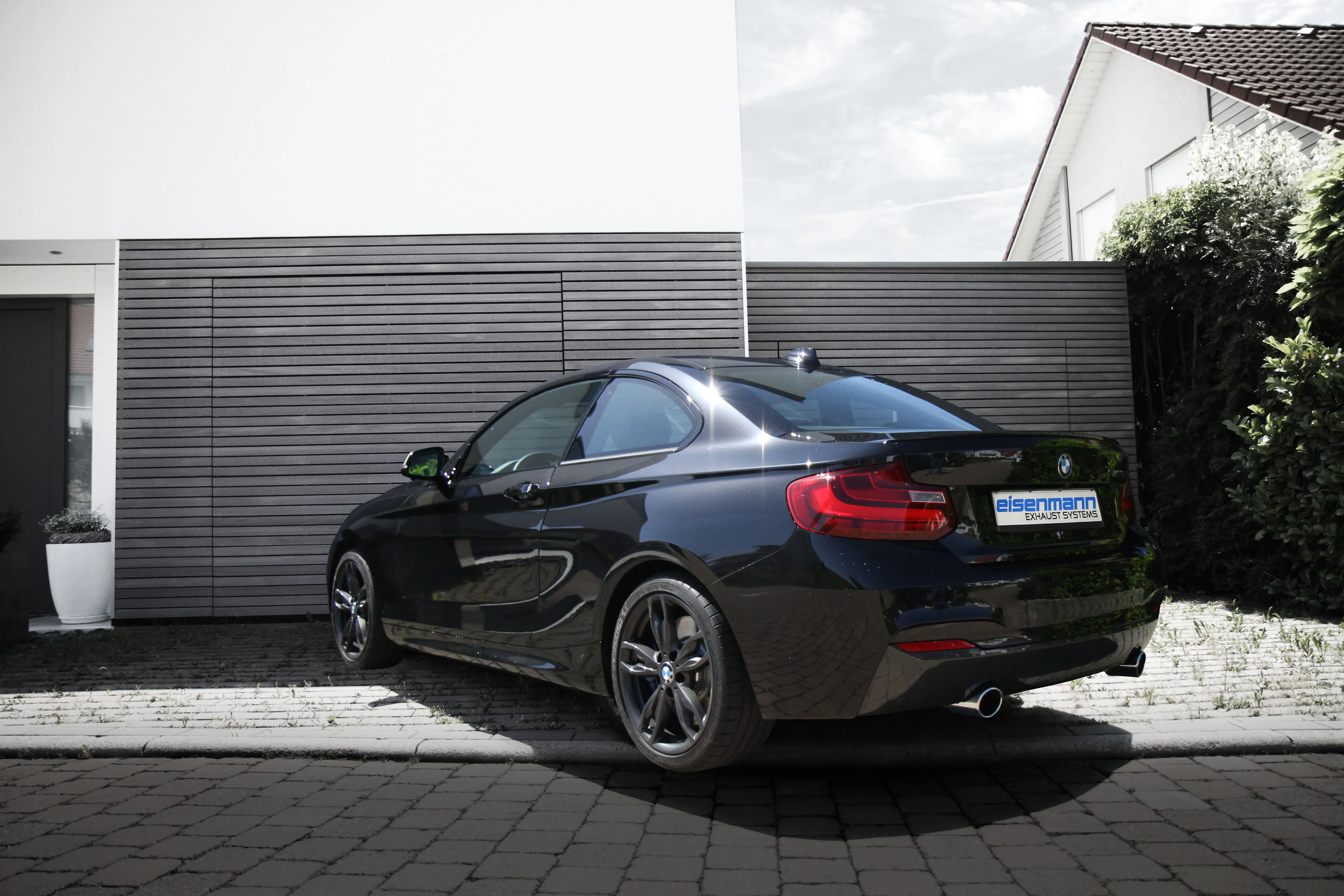 Eisenmann Endschalldämpfer für BMW M240i F22 F23 2x90mm EG-Genehmigung