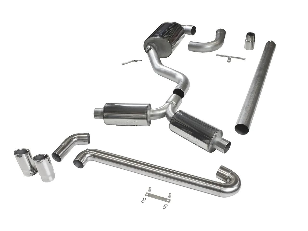 Bull-X ECE Abgasanlage 3 Zoll MQB 1.8-2.0 TSI Foto