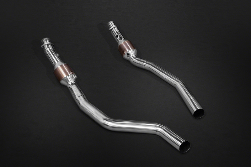 Capristo Downpipe / Katersatzrohre für Mercedes GLE 500/63S AMG W166/C292 (für Capristo ESD)