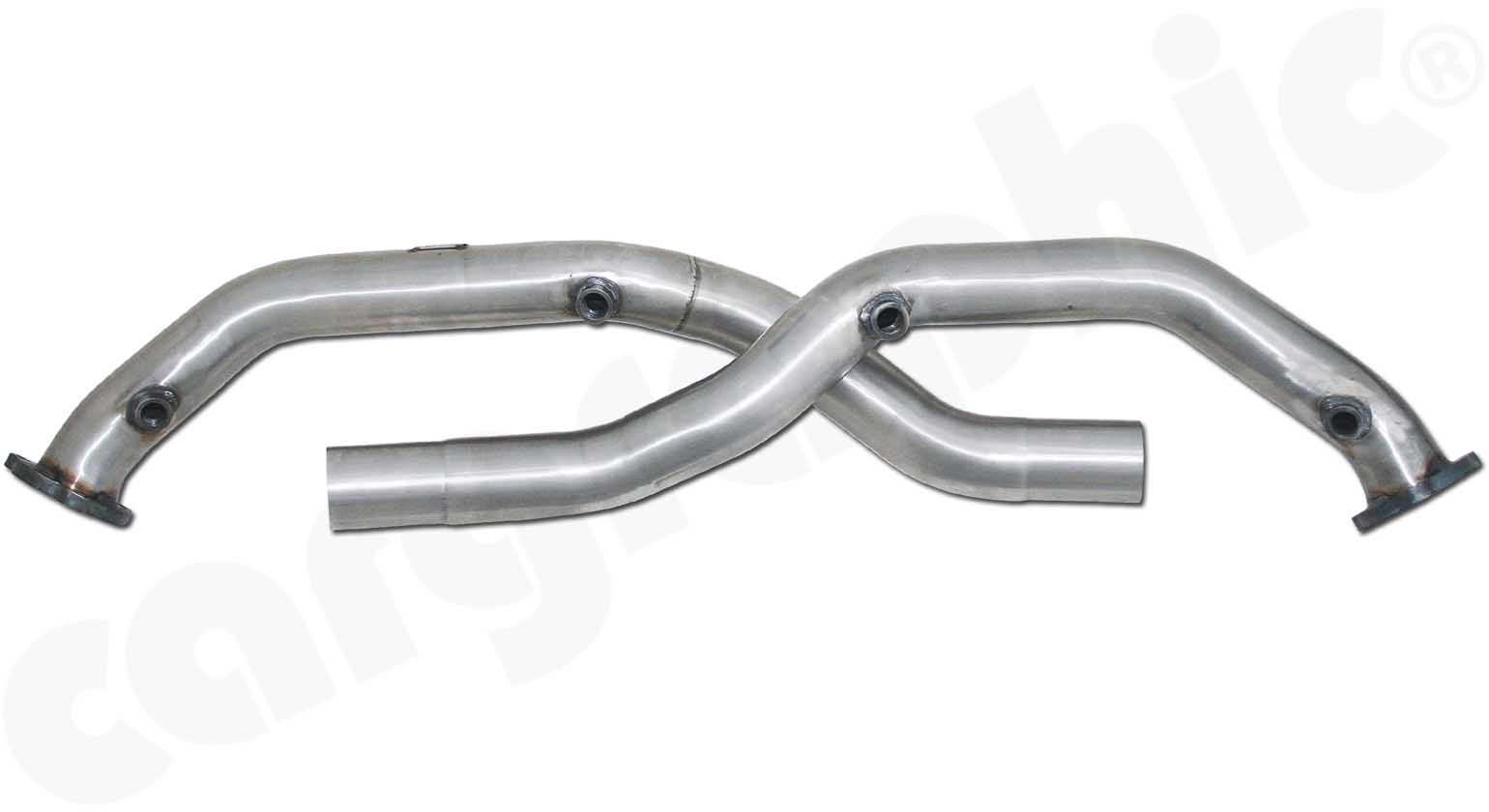 CARGRAPHIC Katalysator Ersatzrohrsatz für Porsche 997.1 Carrera 2/4 S 3,6L 3,8L 