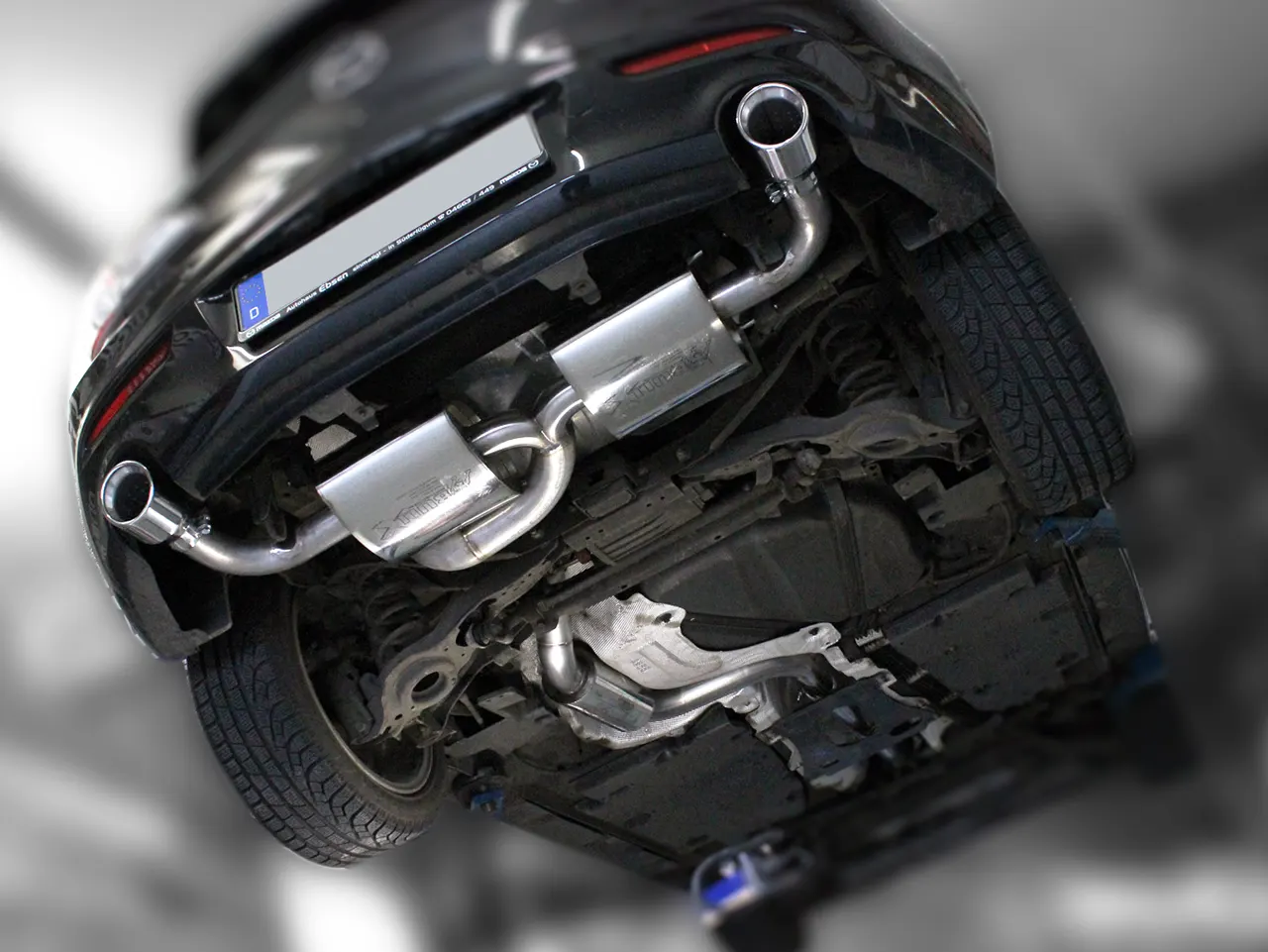 Bull-X ECE Abgasanlage 3" Mazda 3 MPS 260PS Foto