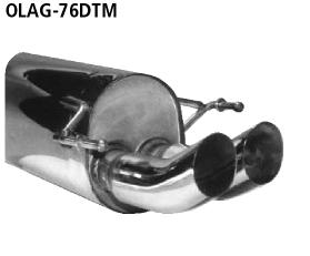 Bastuck Sportauspuff Opel Astra G 2x76mm DTM-Style kaufen