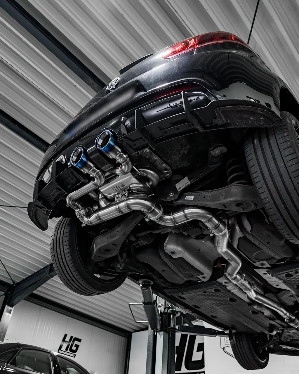 EGO-X Abgasanlage 3,5 Zoll für VW Golf 5 R32 & Golf 6 R günstig