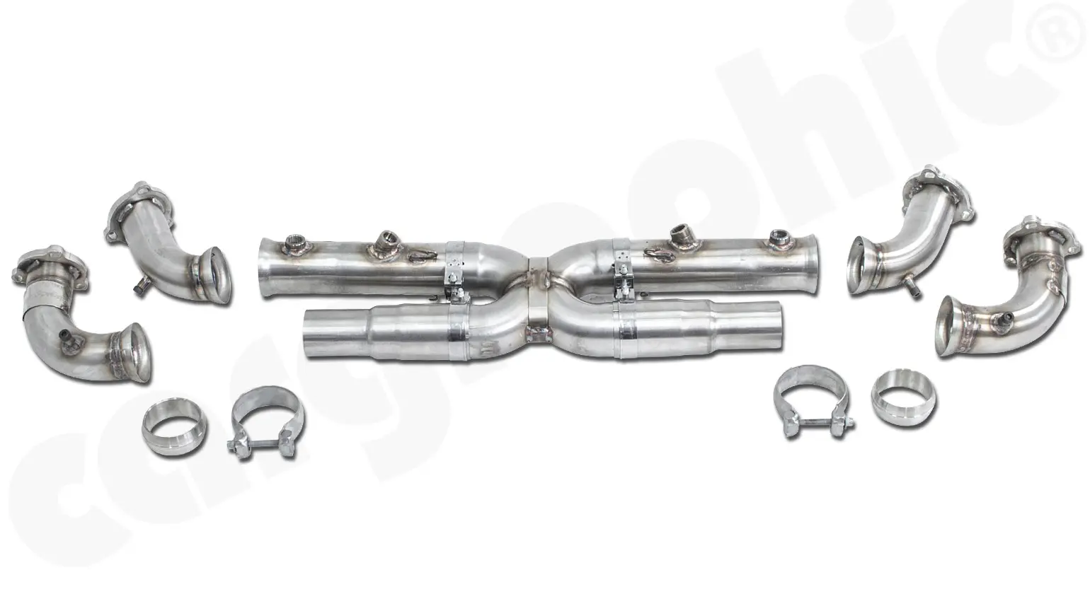 CARGRAPHIC Katalysator Ersatzrohrsatz für Porsche 996