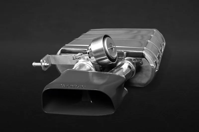 Capristo Abgasanlage ohne Gutachten für BMW 550i F10/F11 mit gepulverten Aluminiumendrohren