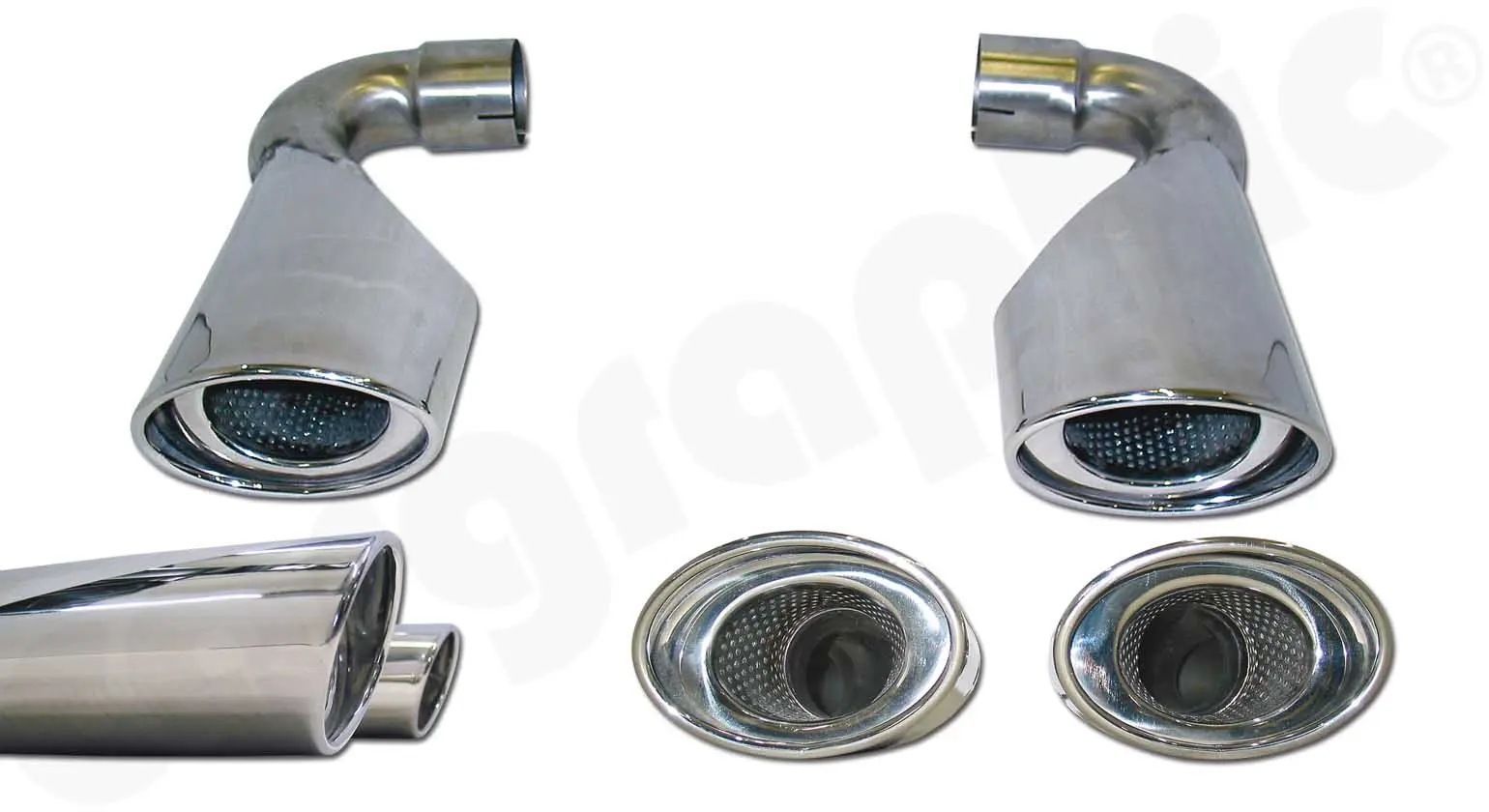 CARGRAPHIC Endrohrsatz für Porsche Cayenne 955 kaufen