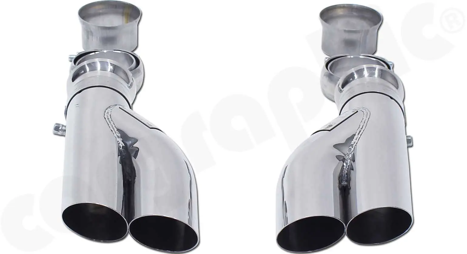 CARGRAPHIC Endrohrsatz für Porsche 993 Carrera 