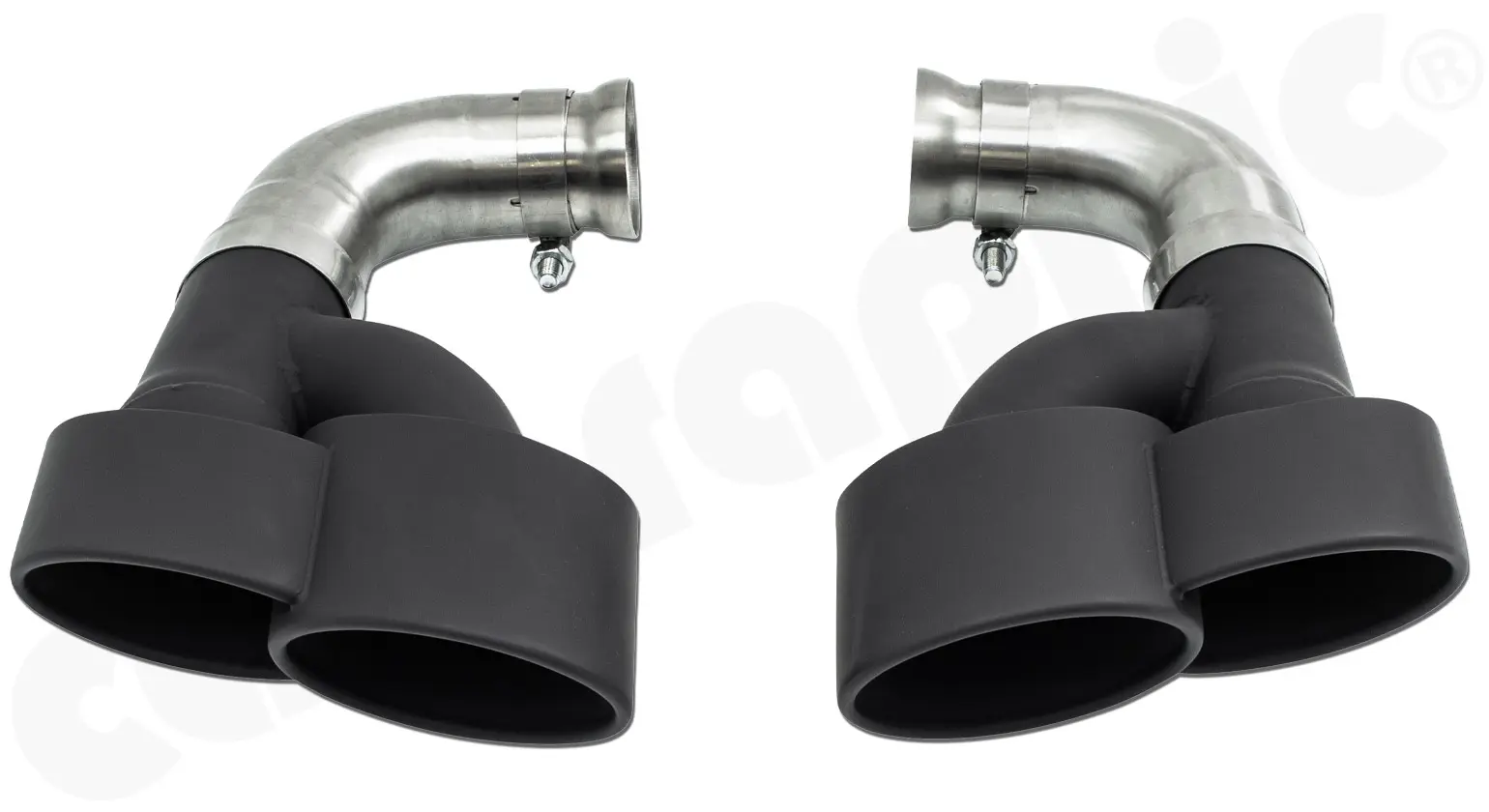 CARGRAPHIC Endrohrsatz für Porsche Cayenne 958.1 