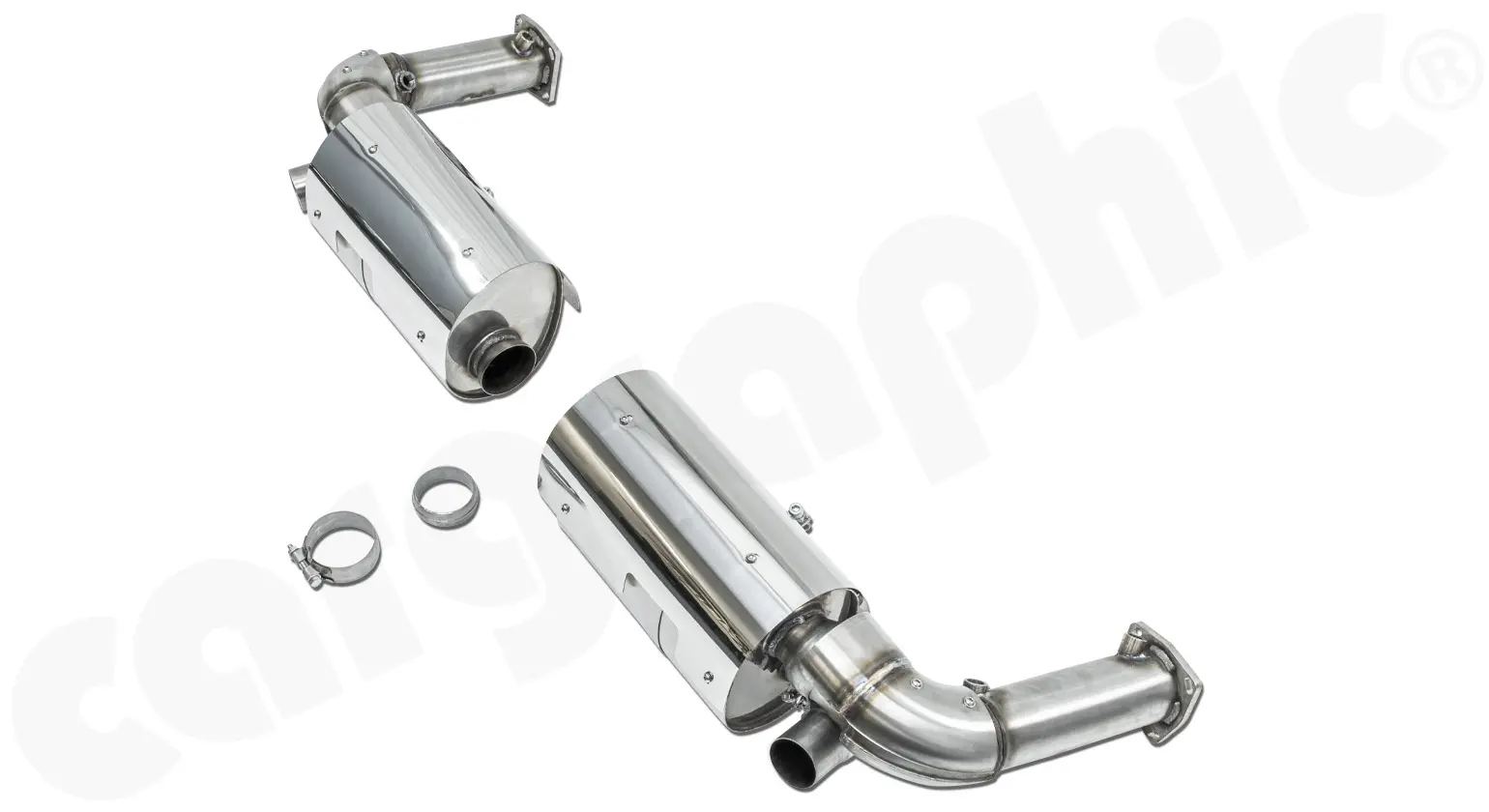 CARGRAPHIC Sportauspuff für Porsche 996 Turbo GT2 Tuning