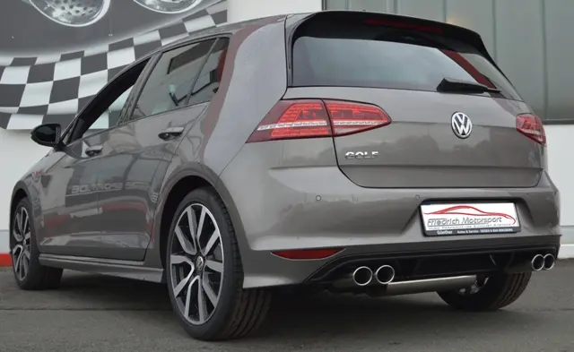 Friedrich Motorsport Duplex Sportendschalldämpfer VW Golf VII 