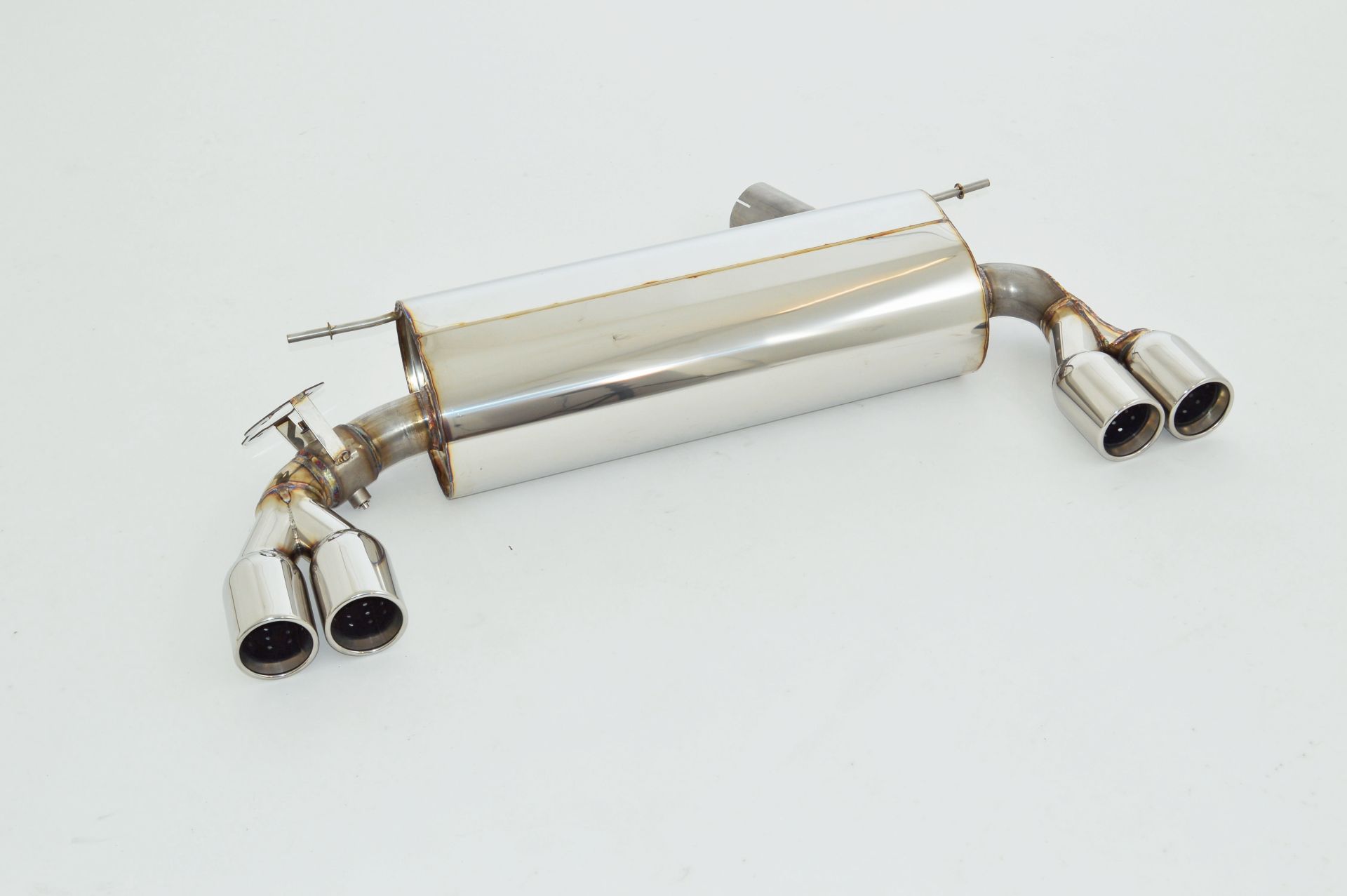 Friedrich Motorsport 76mm Duplex-Sportendschalldämpfer Edelstahl