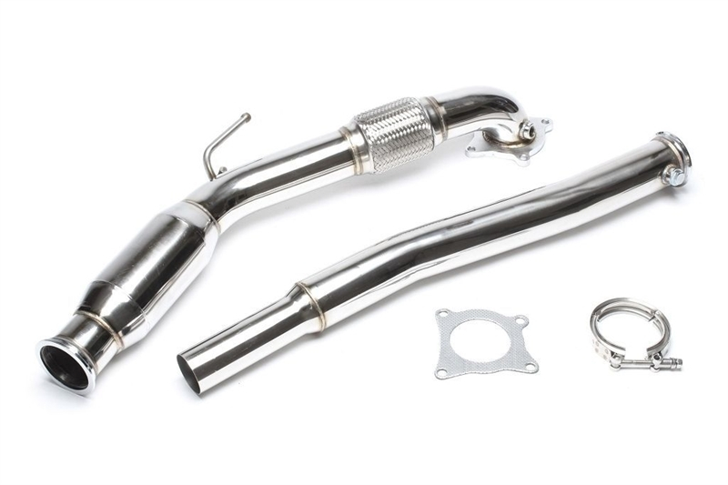 TA Technix Downpipe mit Katalysator passend für Audi A3 (8P), TT (8J) / Seat Altea, Leon, Toledo (5P/1P) / Skoda Octavia (1Z), Superb (3T), Yeti (5L)/ VW Eos (1F), Golf V+VI (1K), Jetta III+IV (1KM), Passat (3C/3CC), Scirocco (13), Tiguan (5N) TA Technix Downpipe mit Katalysator für Audi, VW & Co. kaufen