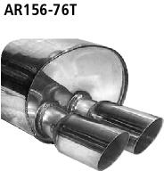 Bastuck Sportauspuff Alfa Romeo 156 2x76mm kaufen