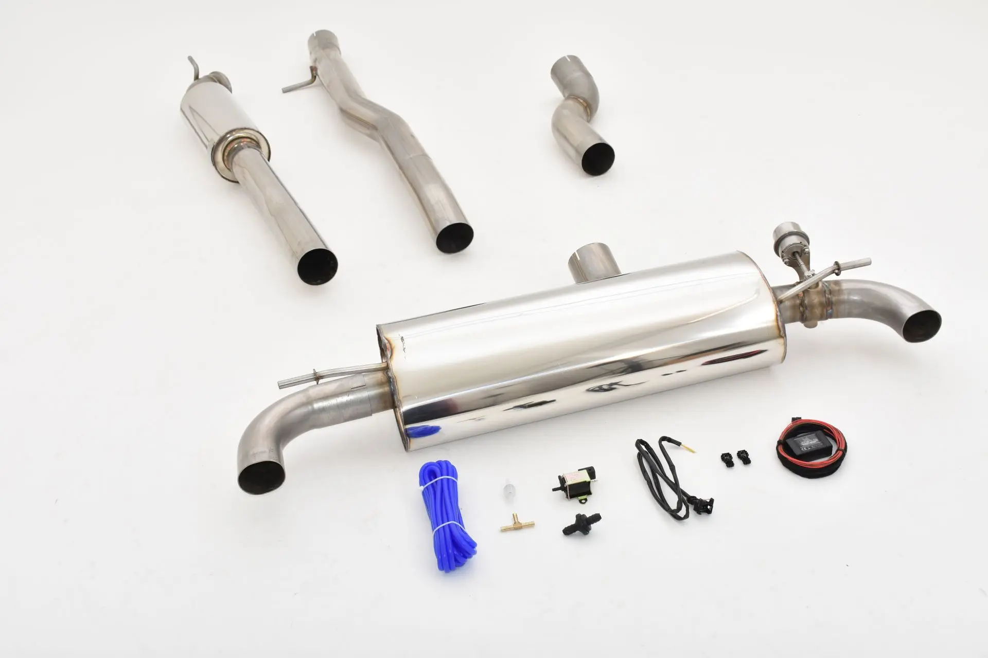 StreetBeast 76mm Duplex-Anlage mit Klappensteuerung, Mercedes W176 A-Klasse 