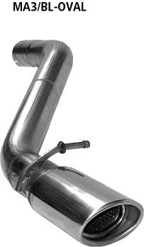 Bastuck Sportauspuff Mazda 3 BL 120x80mm oval kaufen