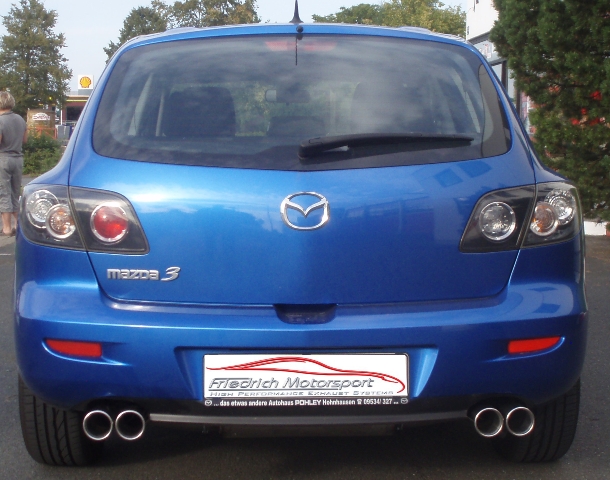 Friedrich Motorsport Duplex Endschalldämpfer Mazda 3