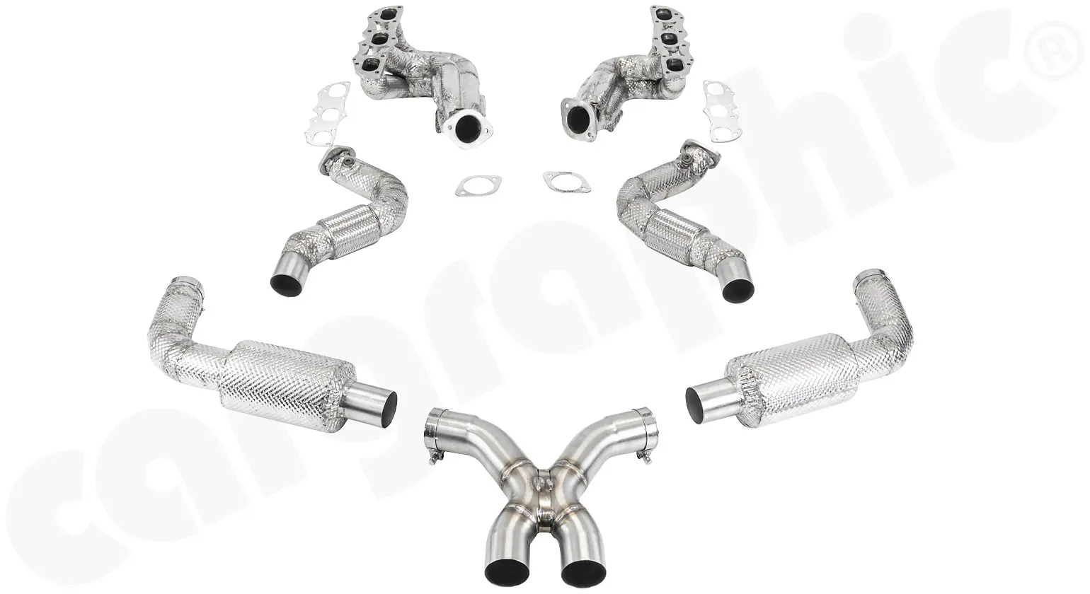CARGRAPHIC Motorsport Abgasanlage für Porsche 981 günstig