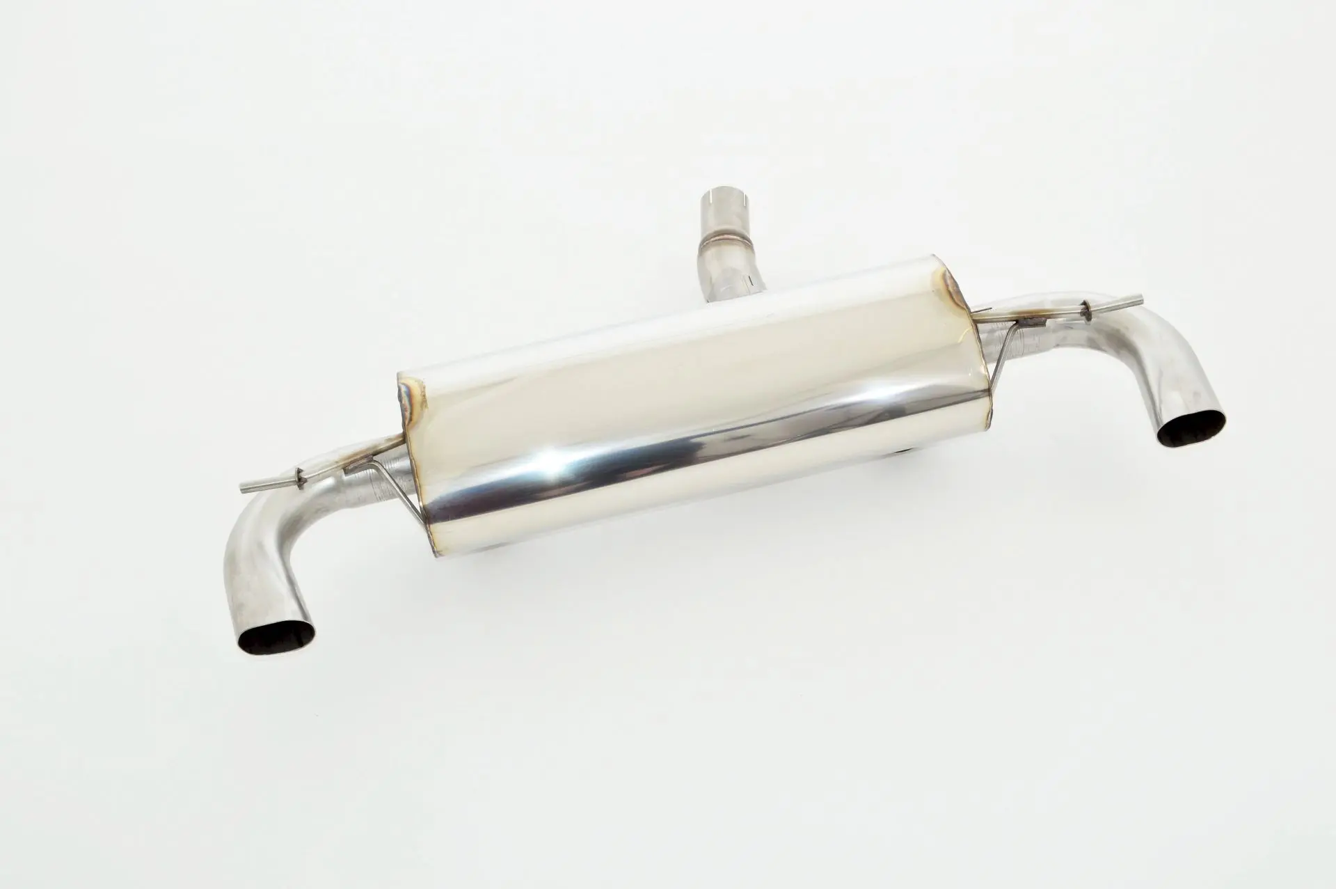 Friedrich Motorsport 76mm Duplex-Sportendschalldämpfer Edelstahl 