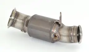 Friedrich Motorsport 90mm Downpipe mit 200 Zellen Sport-Kat. Edelstahl