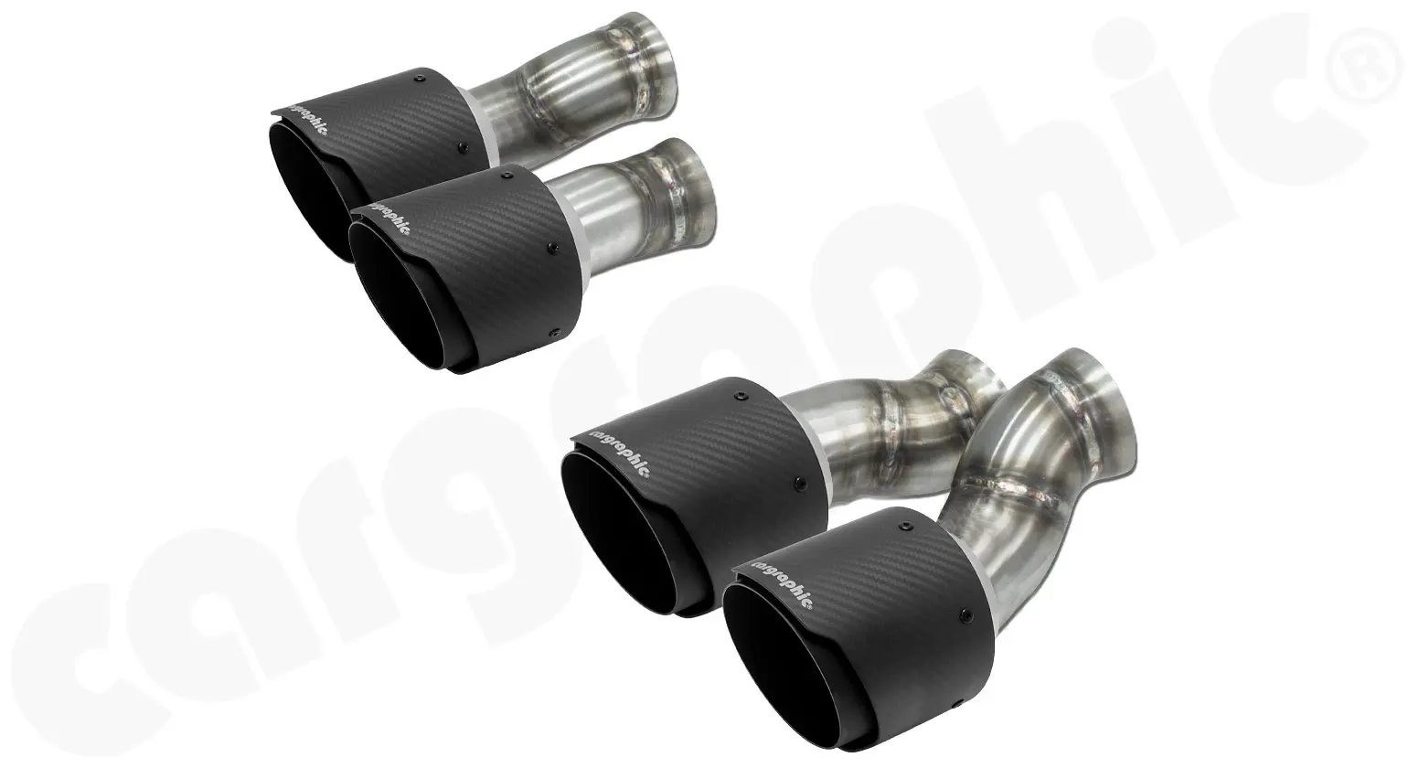 CARGRAPHIC Doppelendrohrsatz für Porsche Panamera 970.2 Bild