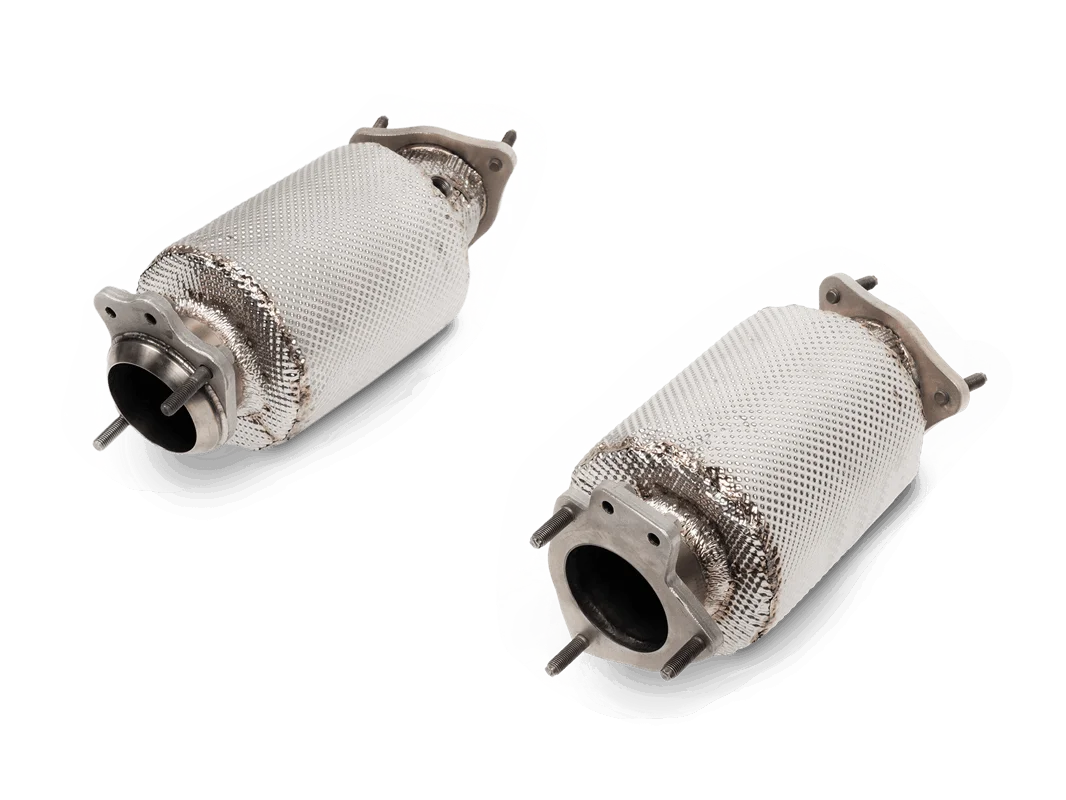 Akrapovic Link Pipe Set w/o Cat (SS) für Corvette C8