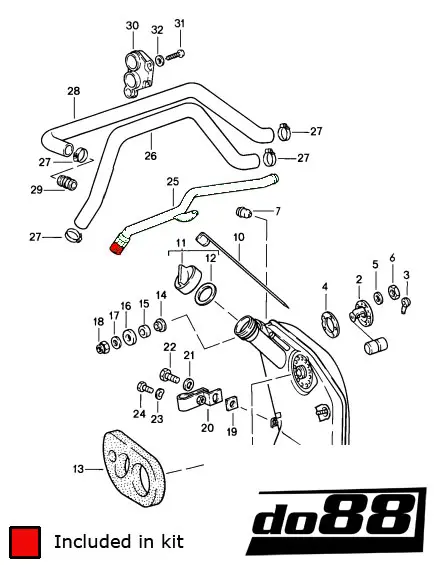 do88 Porsche 930 Turbo Ölschläuche Tuningteile Anleitung