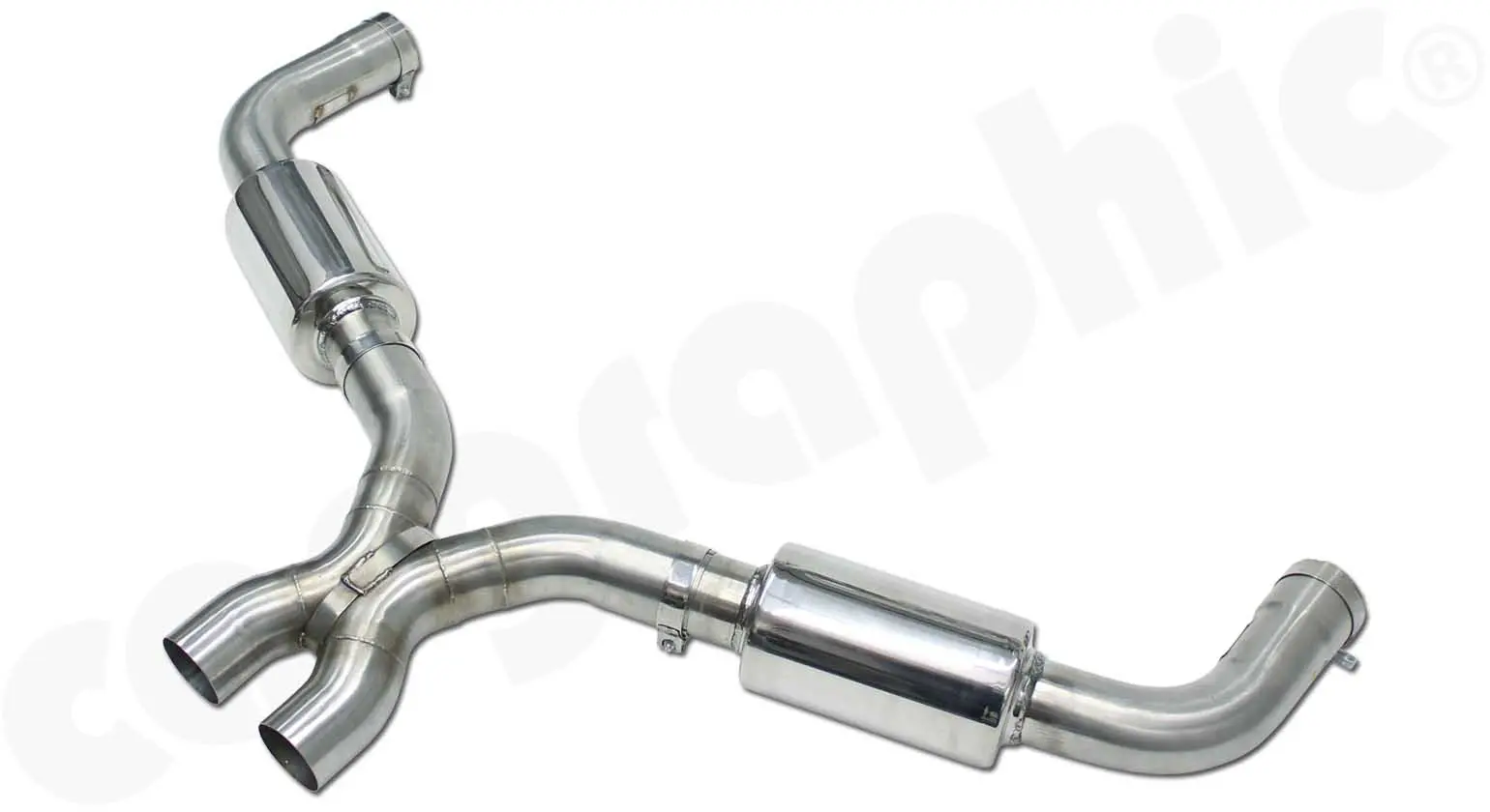 CARGRAPHIC RACE-X Endschalldämpfer für Porsche 981 Foto