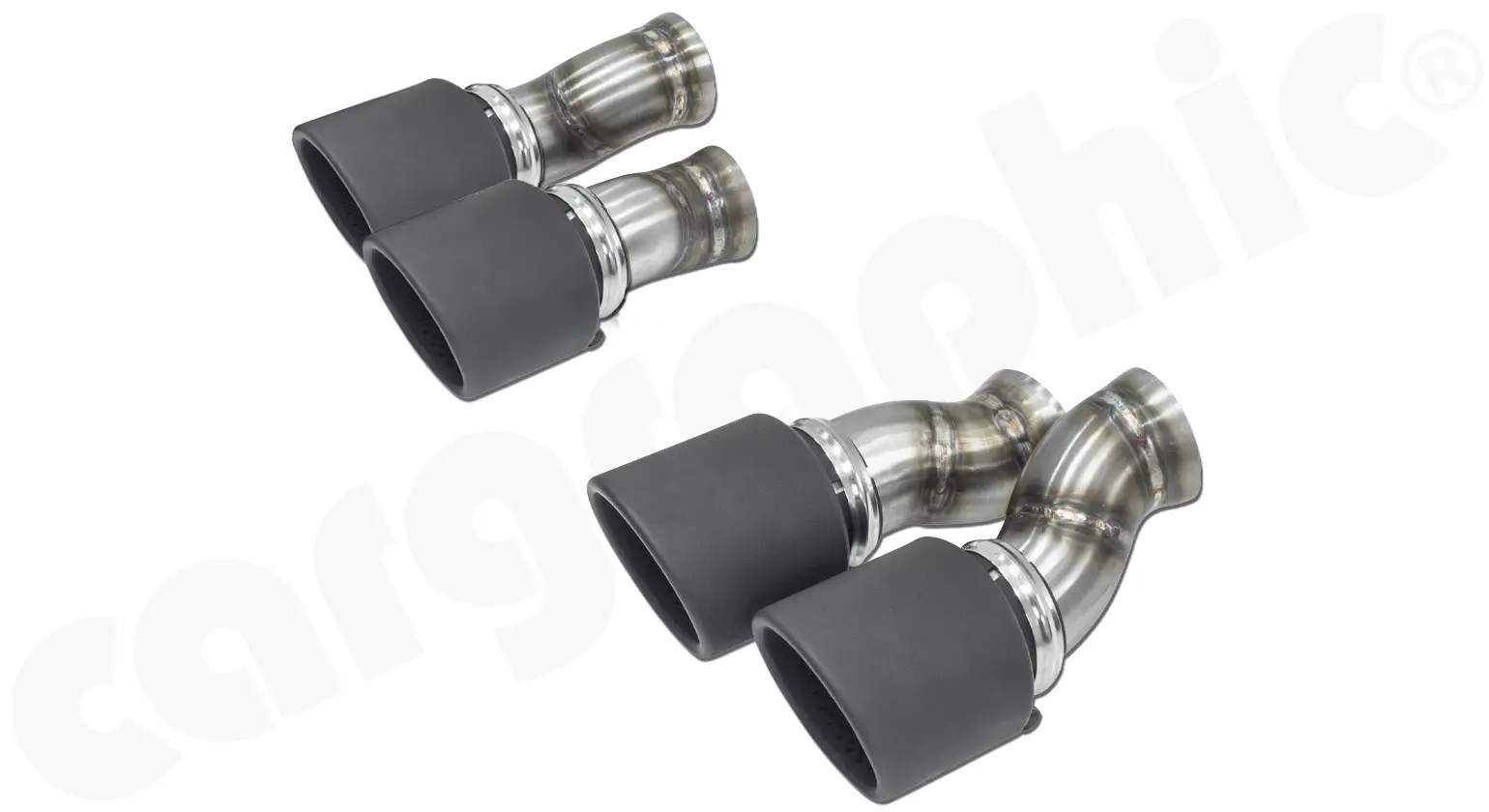 CARGRAPHIC Doppelendrohrsatz für Porsche Panamera Bild