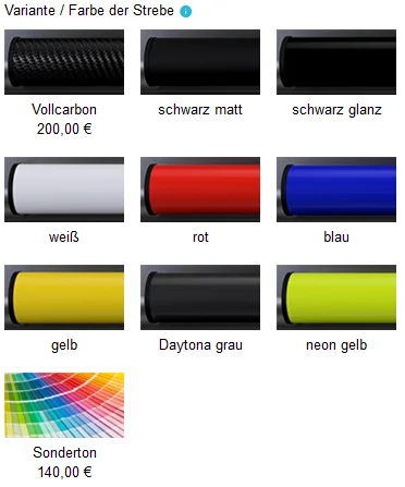 Clubsport Set V2 - Doppelstrebe für VW UP! Tuning