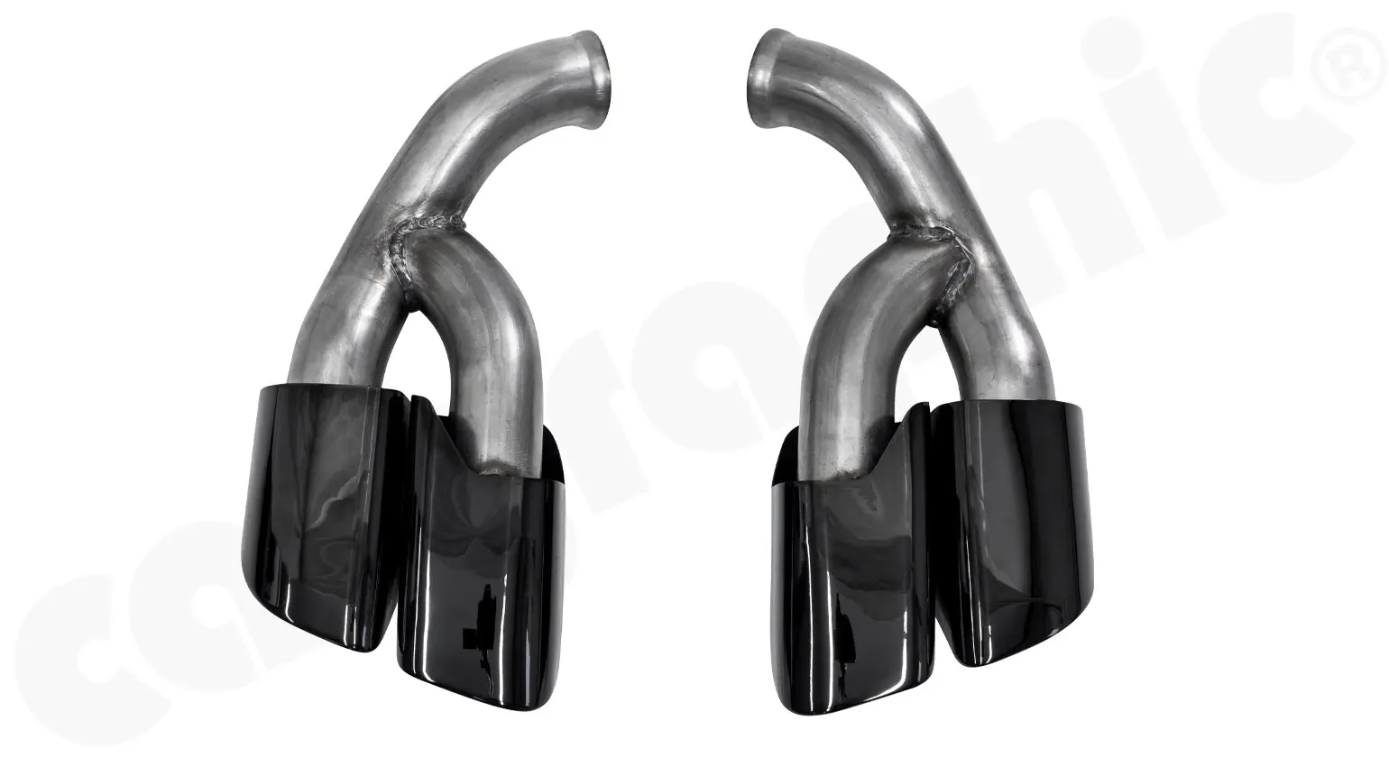 CARGRAPHIC Doppelendrohrsatz für Porsche Cayenne Foto