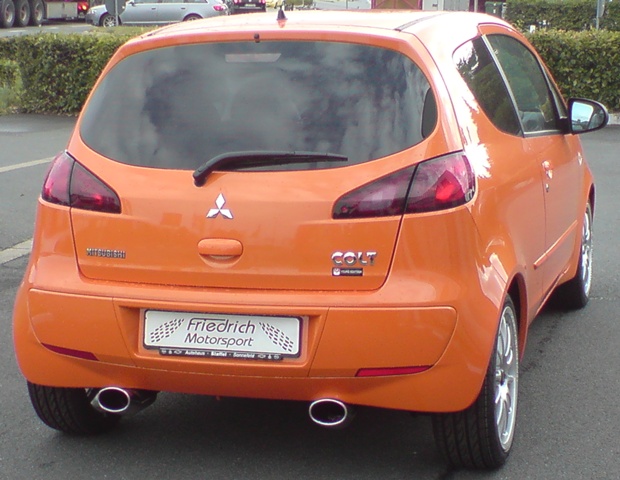 Sportendschalldämpfer für Mitsubishi Colt CZ3 Z30 Foto
