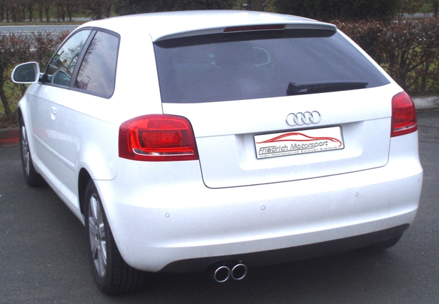 Friedrich Motorsport Endschalldämpfer Audi A3 8P
