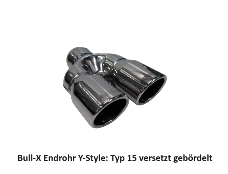 Bull X Abgasanlage 3 Zoll für Skoda Octavia und VW Jetta Tuning