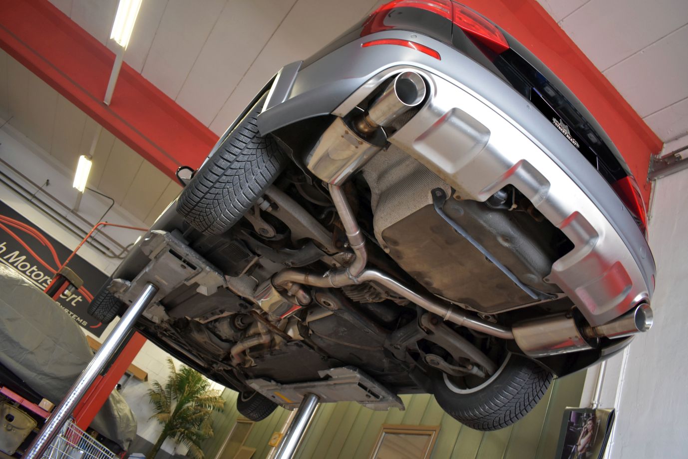 StreetBeast 76mm Duplex-Anlage für Audi A4 B8 Allroad Bild