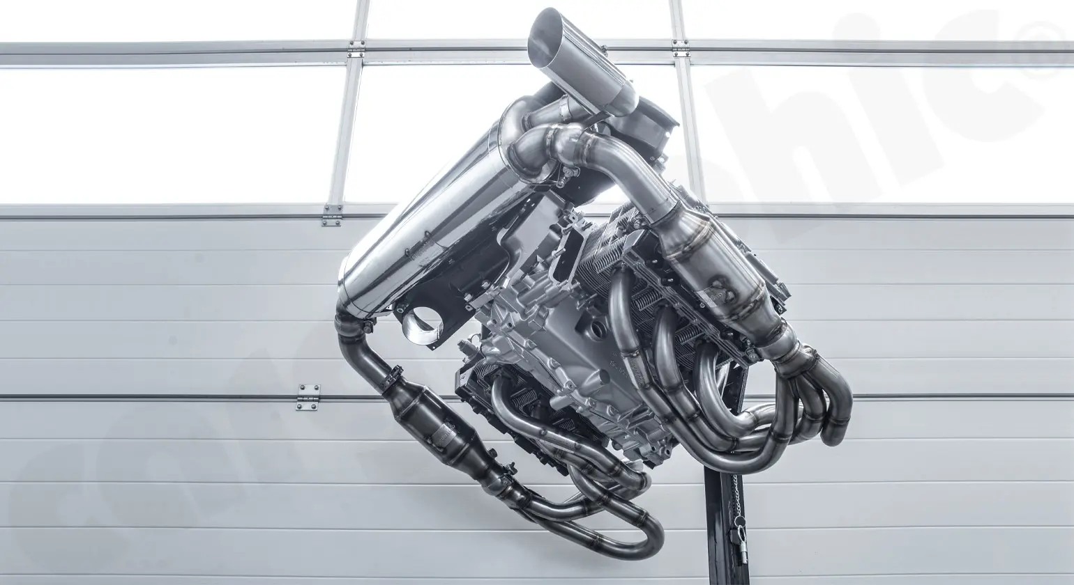 CARGRAPHIC Sportauspuff für Porsche 911 964 RS Details