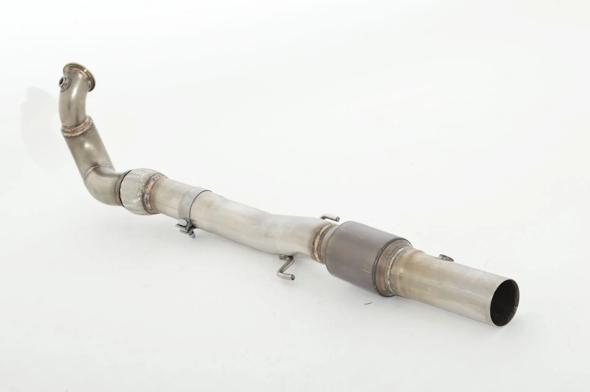 Friedrich Motorsport 76mm Downpipe mit 200 Zellen Sport-Kat. Edelstahl 